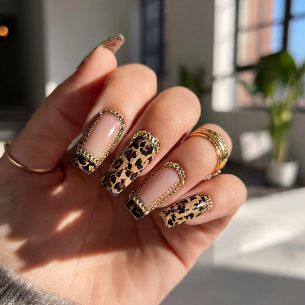Leo Inspired Acrylic Nail Ideas