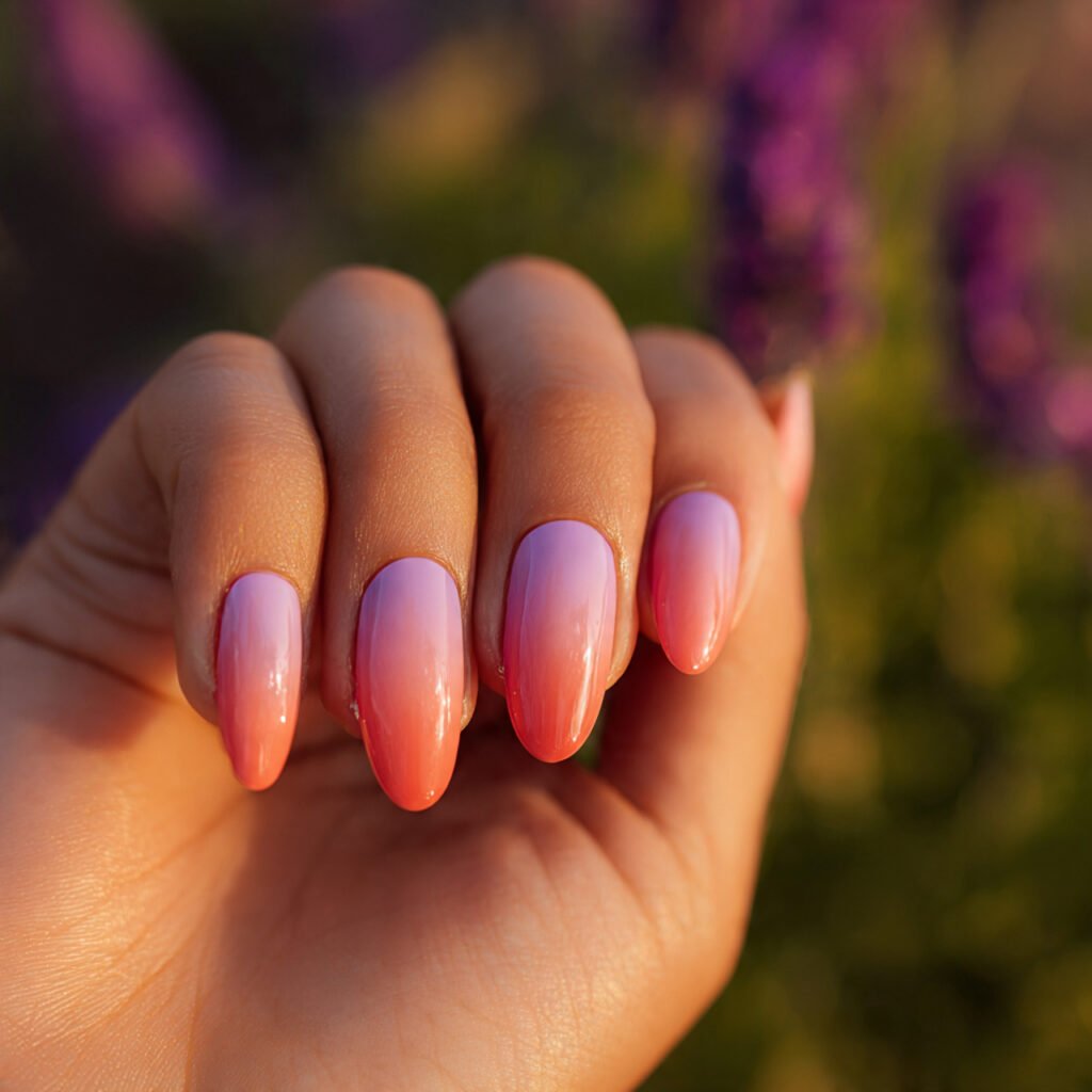 15 sunset prairie nail ideas a close up photograph