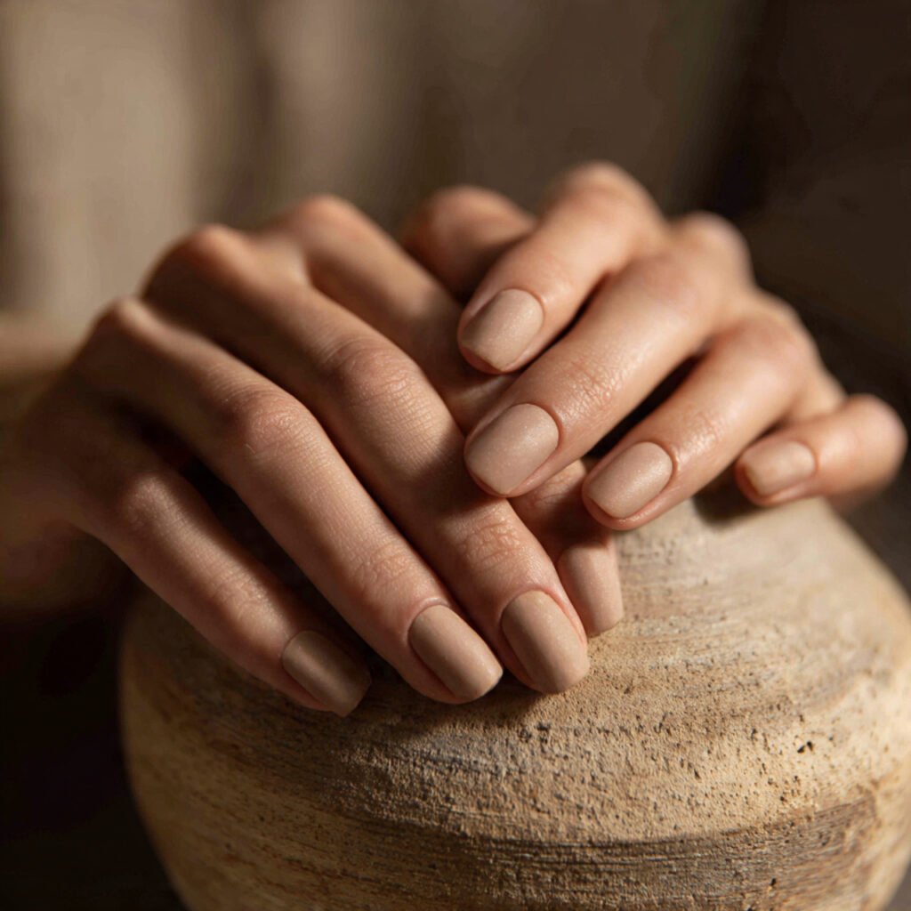 28 Stunning End of Summer Nail Color Ideas You Need to Try Now 15 Earthy Clay Nail Ideas