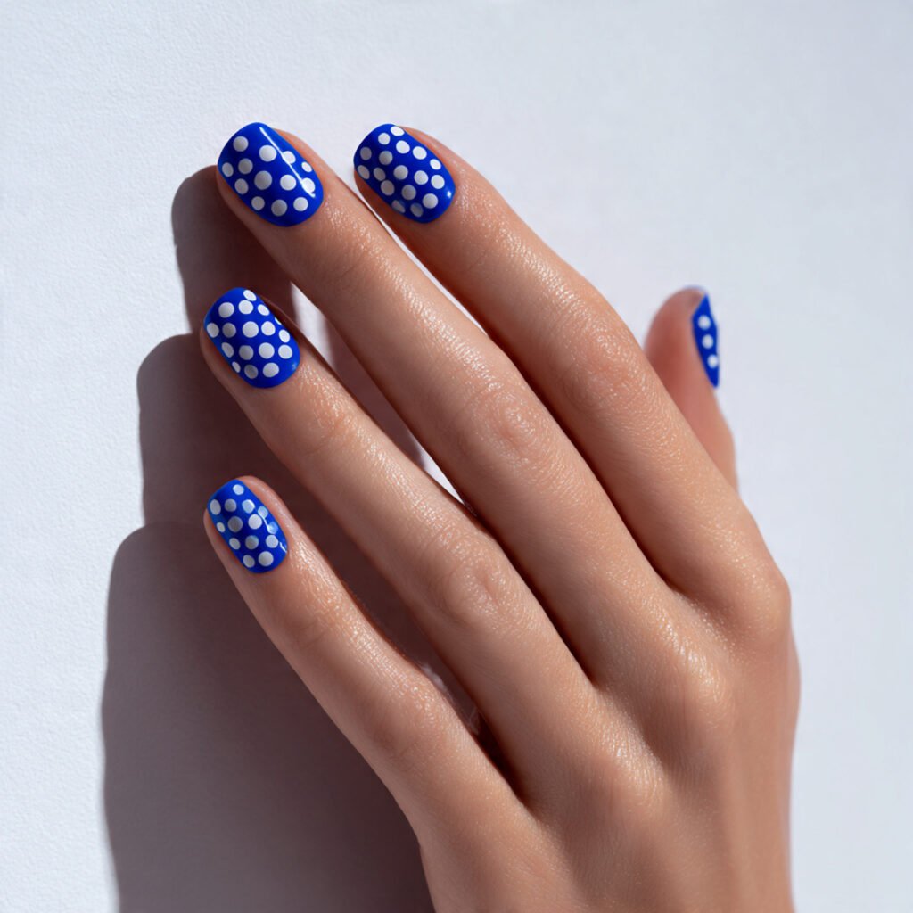 Reverse Dot Nail Ideas