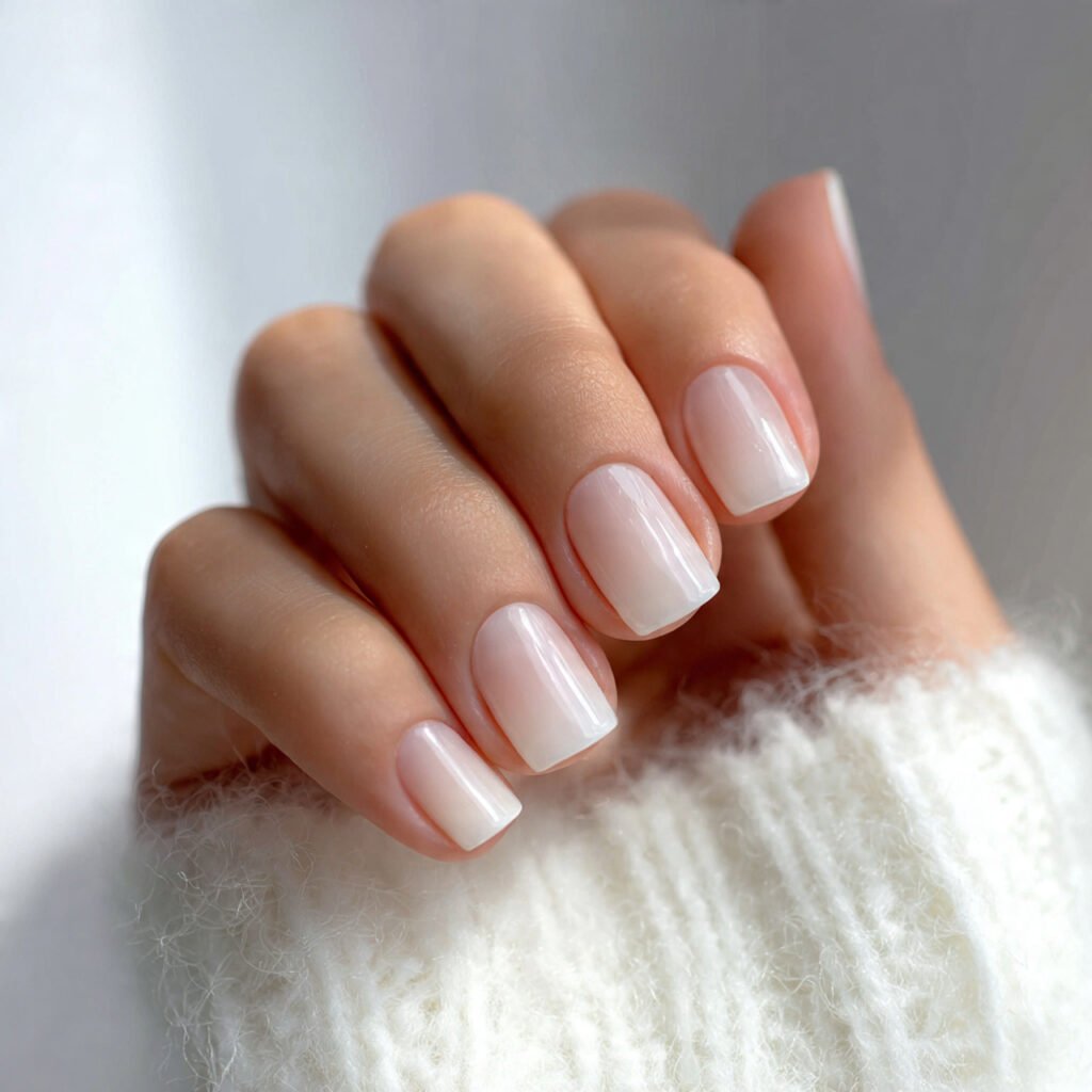 28 Stunning End of Summer Nail Color Ideas You Need to Try Now 17 Sheer Milky Nail Ideas