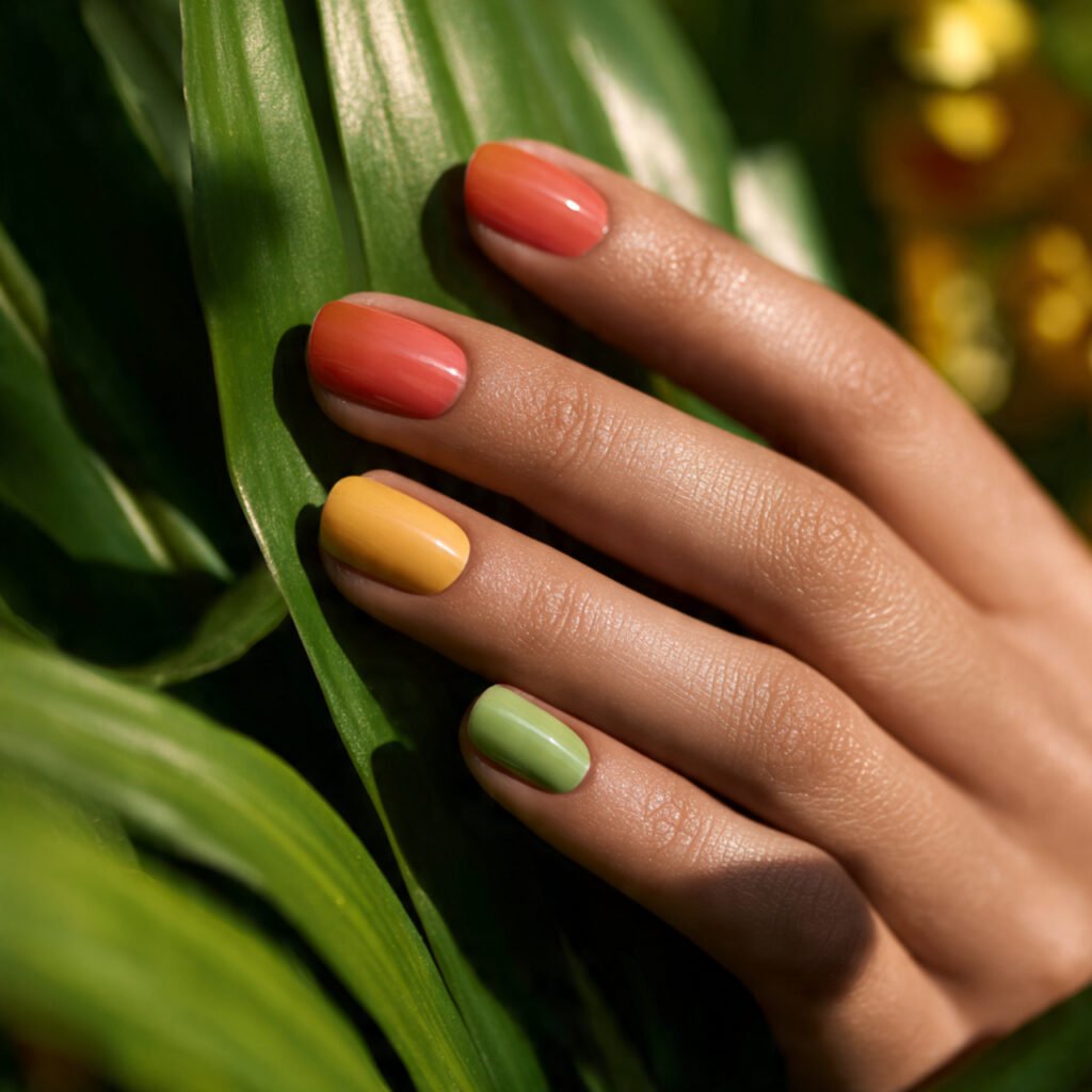 29 Stunning Nails Summer 2026 Ideas for Every Style and Mood 20 Tropical Haze Nail Ideas