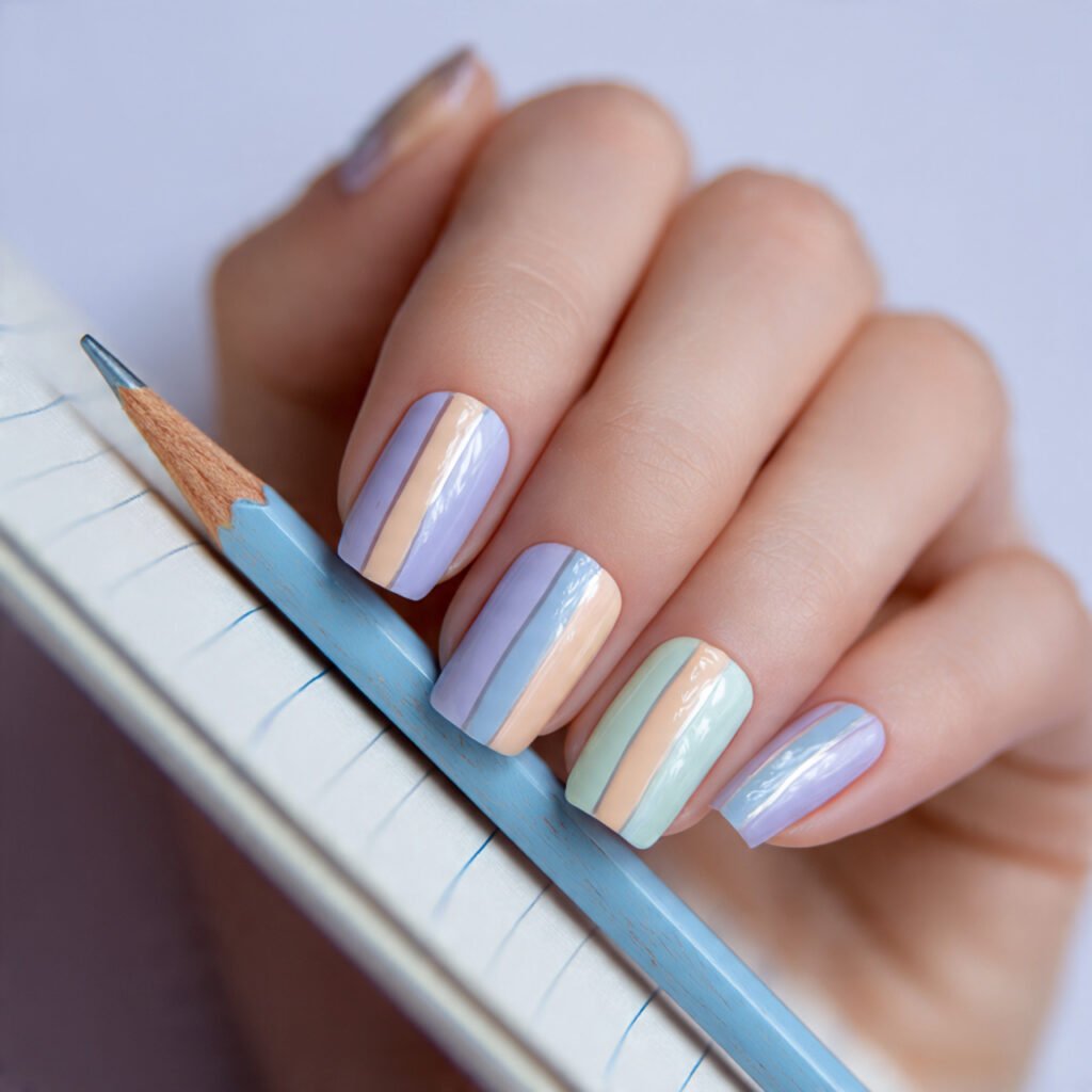Vertical Pastel Stripe Concept