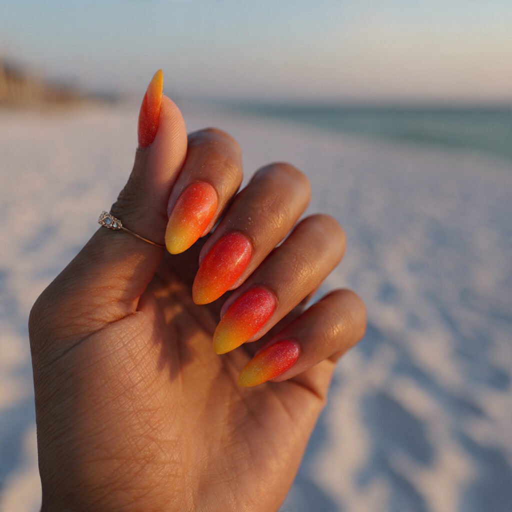 Sunset Orange and Yellow Blend