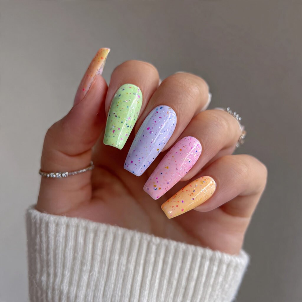 Bubble Bath Pastel Nails Ideas