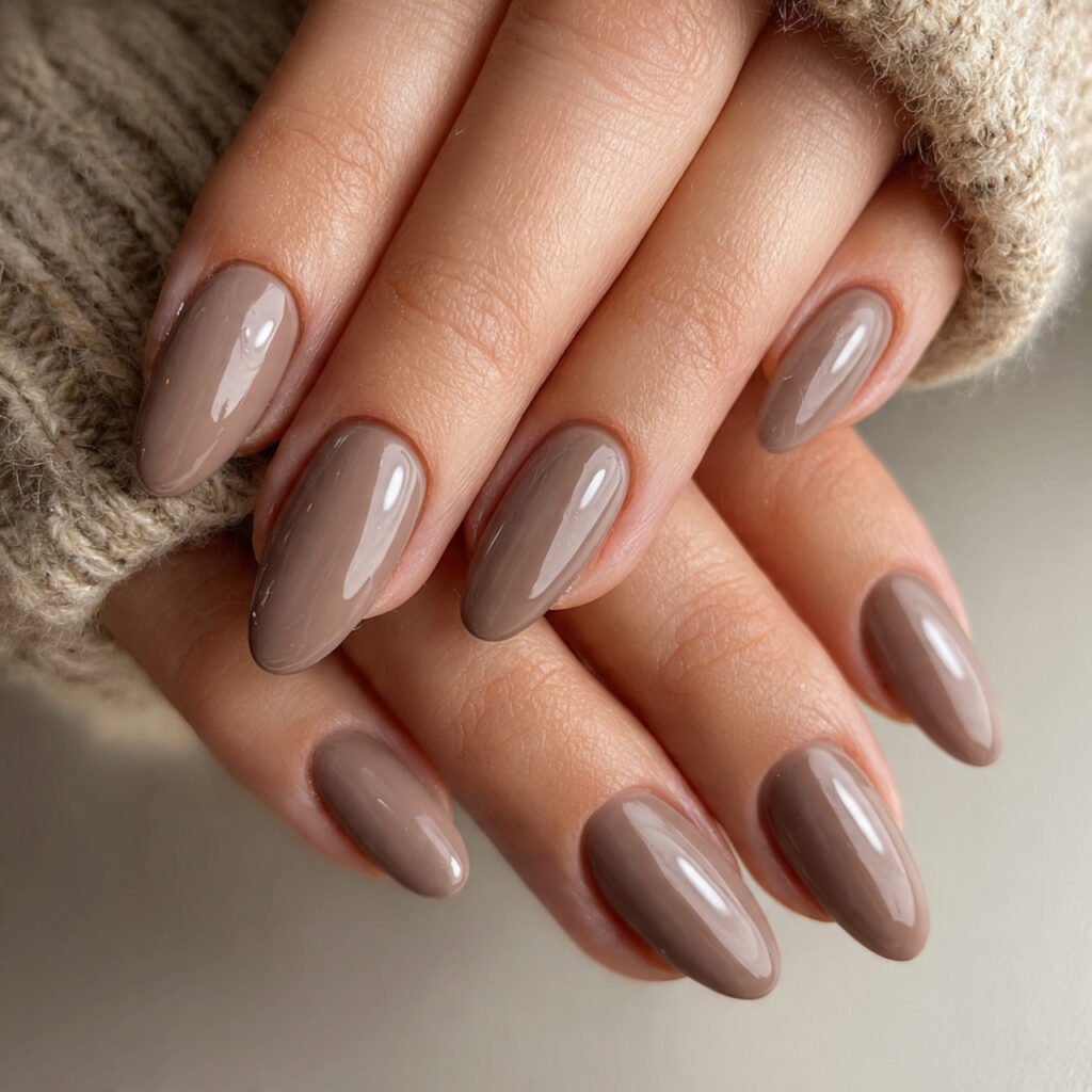 28 Stunning End of Summer Nail Color Ideas You Need to Try Now 19 Warm Taupe Nail Ideas