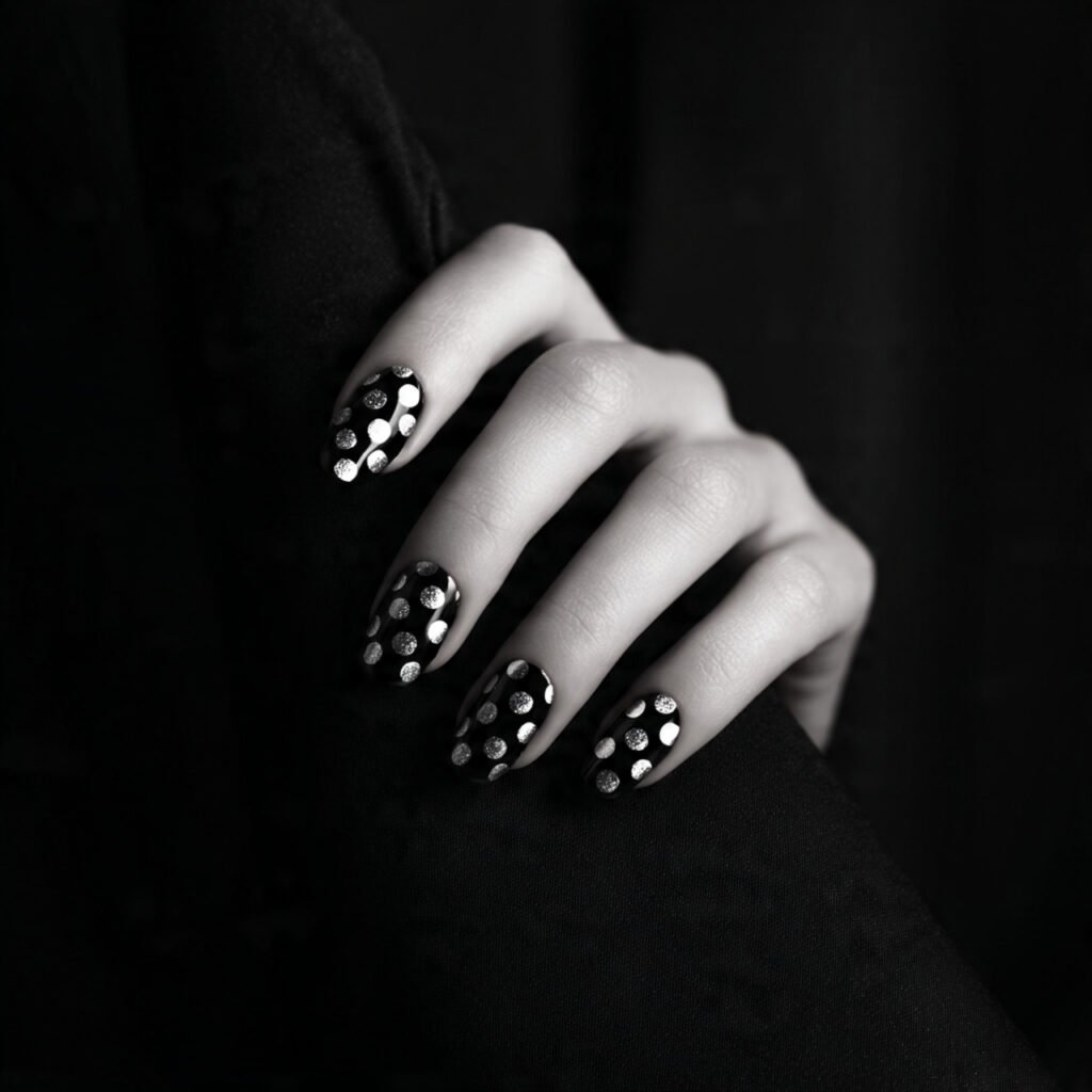 Chrome Dot Nail Ideas