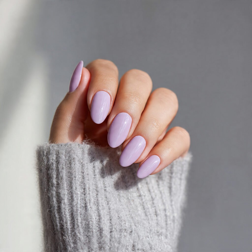 Icy Lavender Nail Ideas