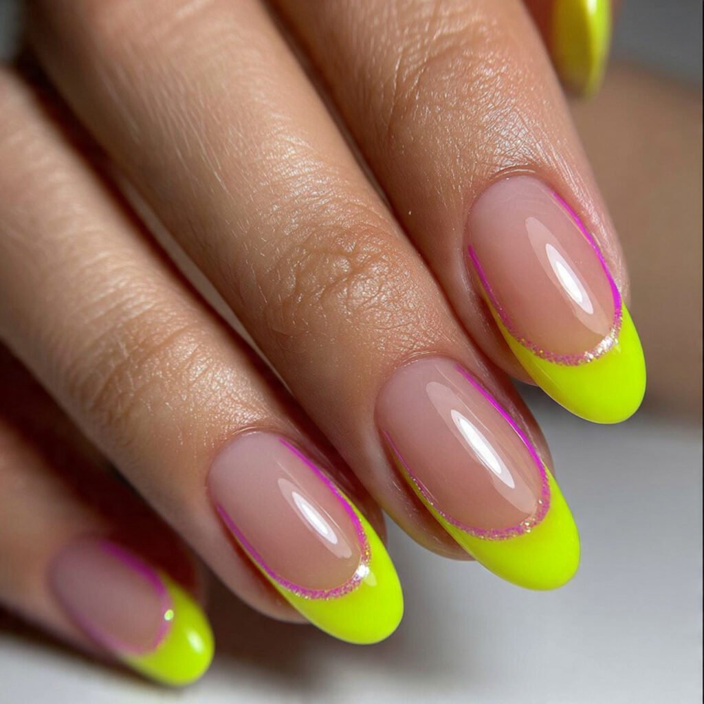 Highlighter Marker Nails Ideas 