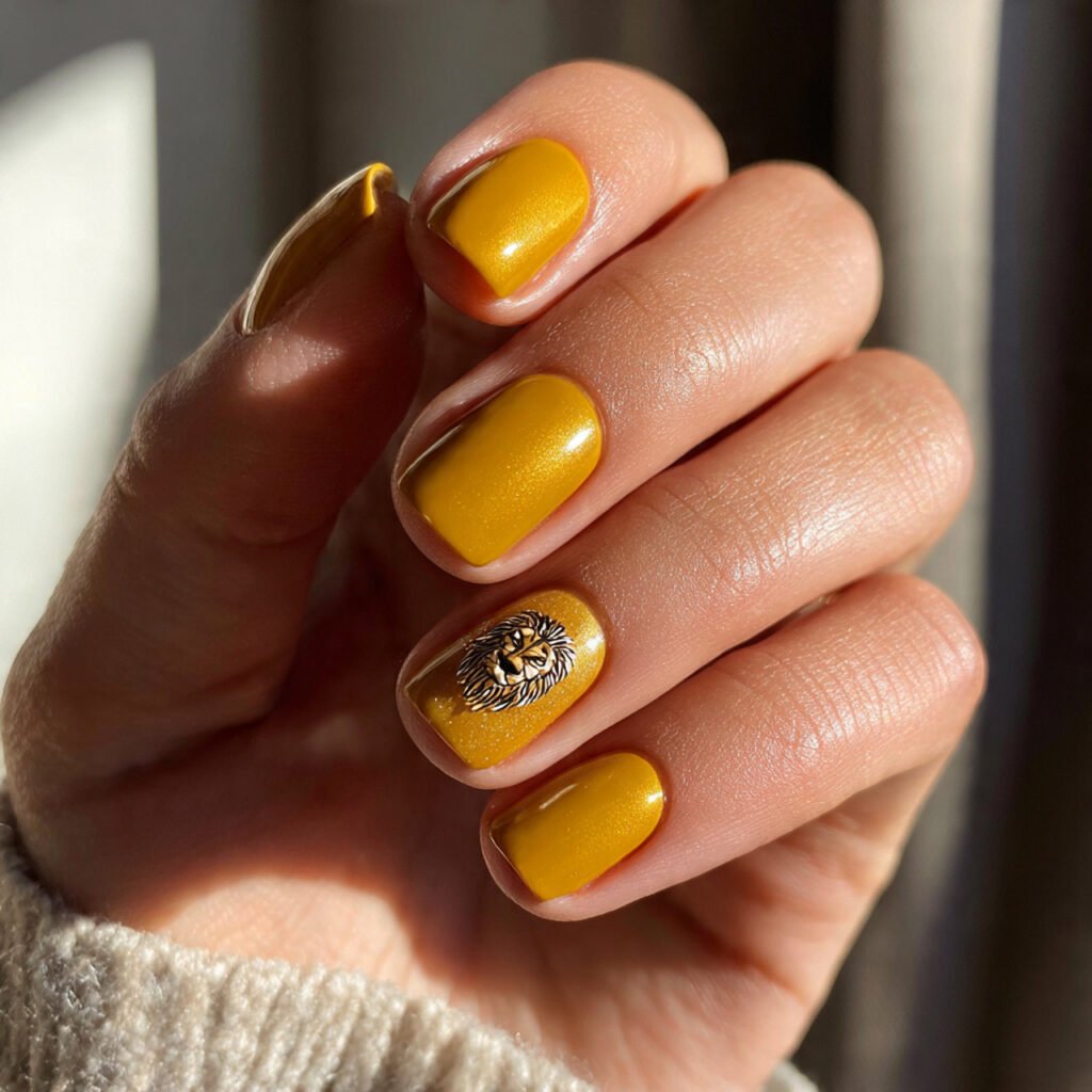 Short Leo Nail Ideas