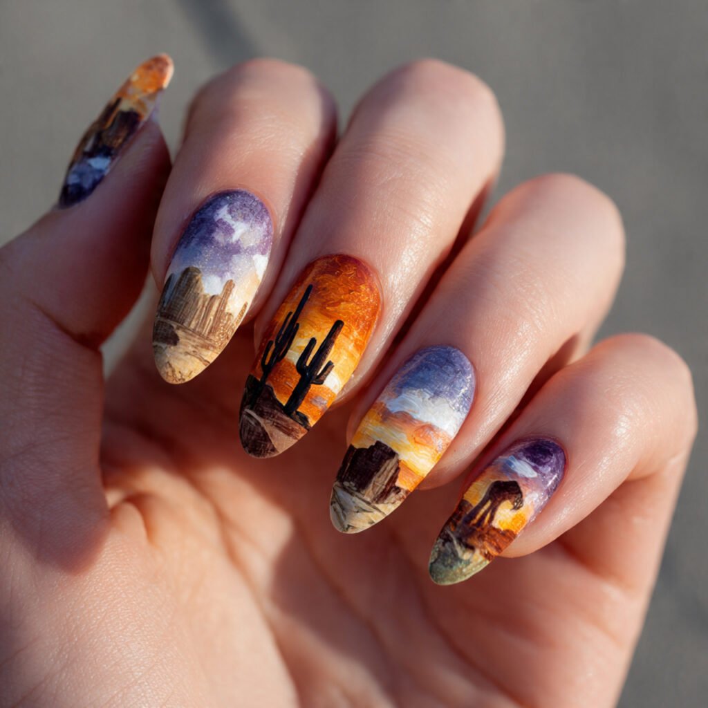 22 wild west nail ideas a close up photograph of l
