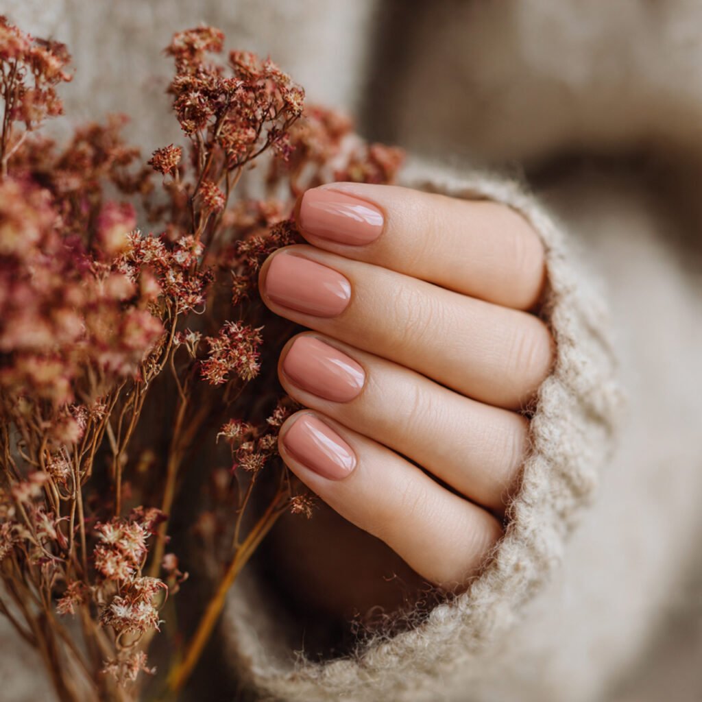 28 Stunning End of Summer Nail Color Ideas You Need to Try Now 22 Blush Terracotta Nail Ideas