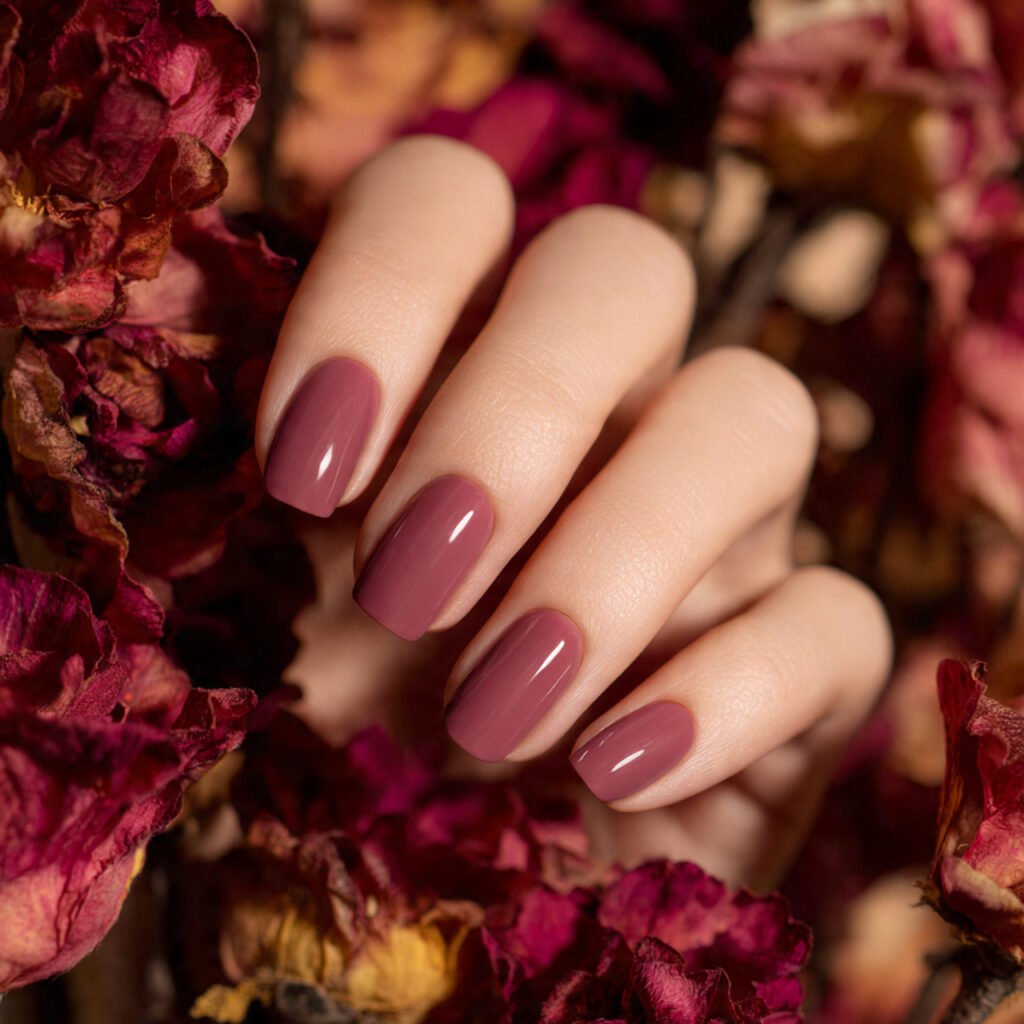 28 Stunning End of Summer Nail Color Ideas You Need to Try Now 24 Vintage Berry Nail Ideas