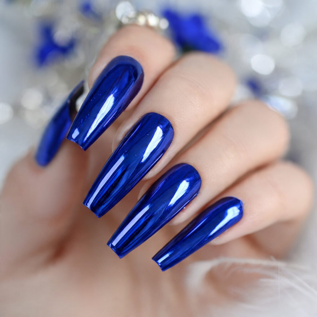 Royal blue coffin ideas