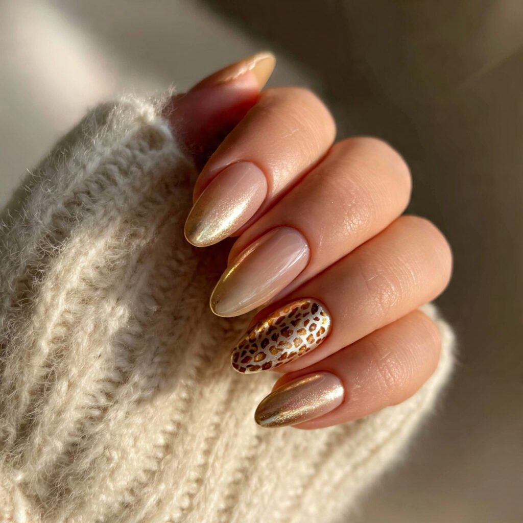 Leo Almond Nail Ideas