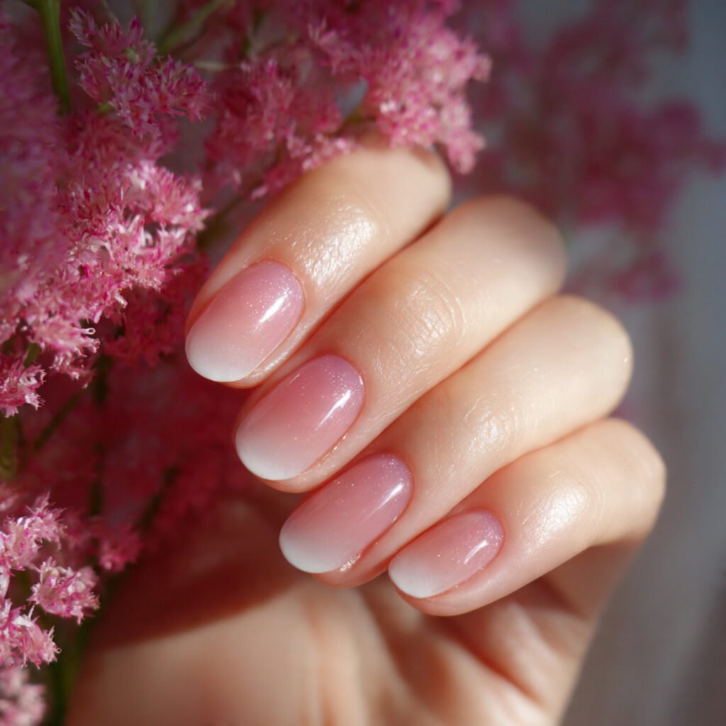 Cherry Blossom Pink and White Softness