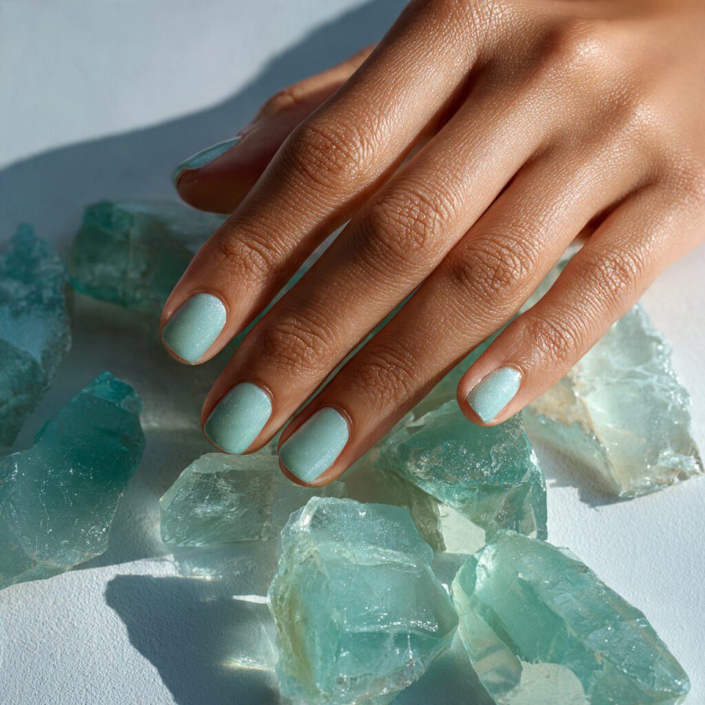 Seaglass Tint Nail Ideas