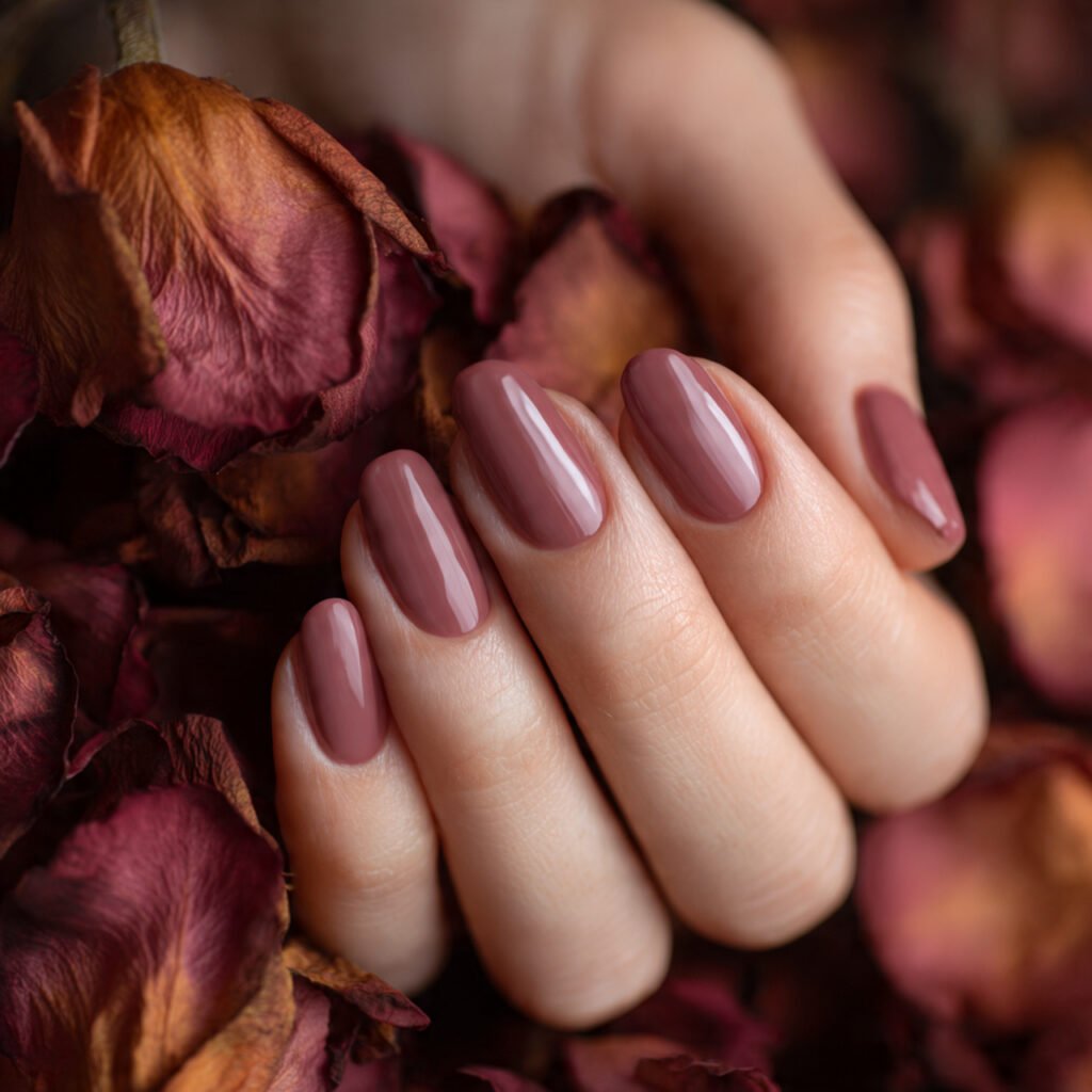 28 Stunning End of Summer Nail Color Ideas You Need to Try Now 27 Rosewood Nail Ideas