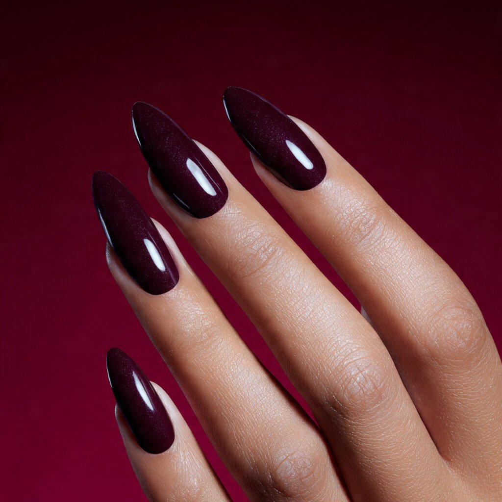 Discover 22 Creative Wow Nail Ideas for Your Next Look 22 Sultry Plum Depth