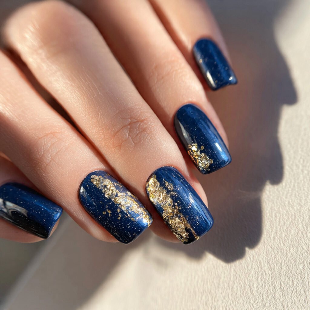 Navy Blue Summer Nail Ideas