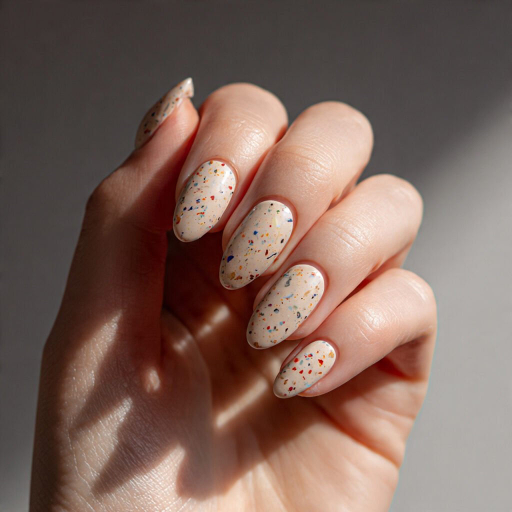 Terrazzo speckled polish ideas