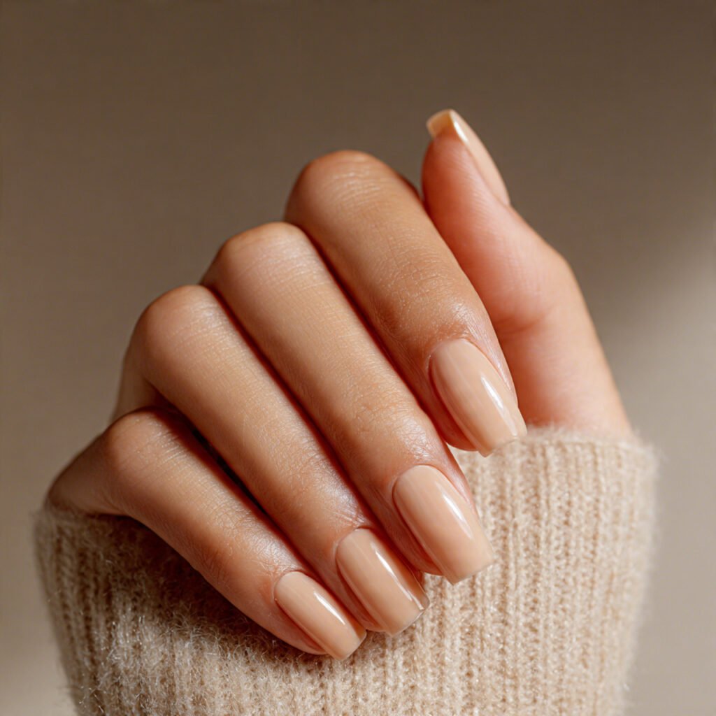 Sandy Beige Nail Ideas