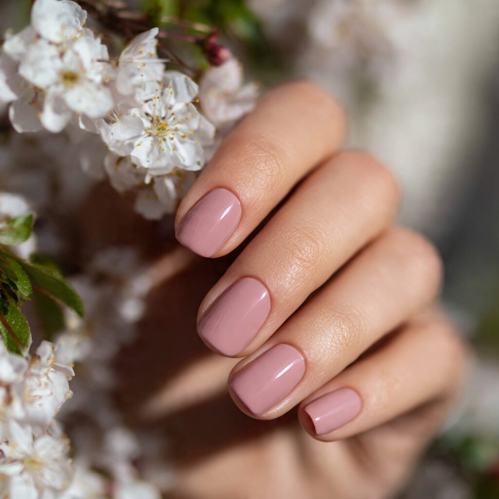 28 Stunning End of Summer Nail Color Ideas You Need to Try Now 5 Dusty Rose Nail Ideas