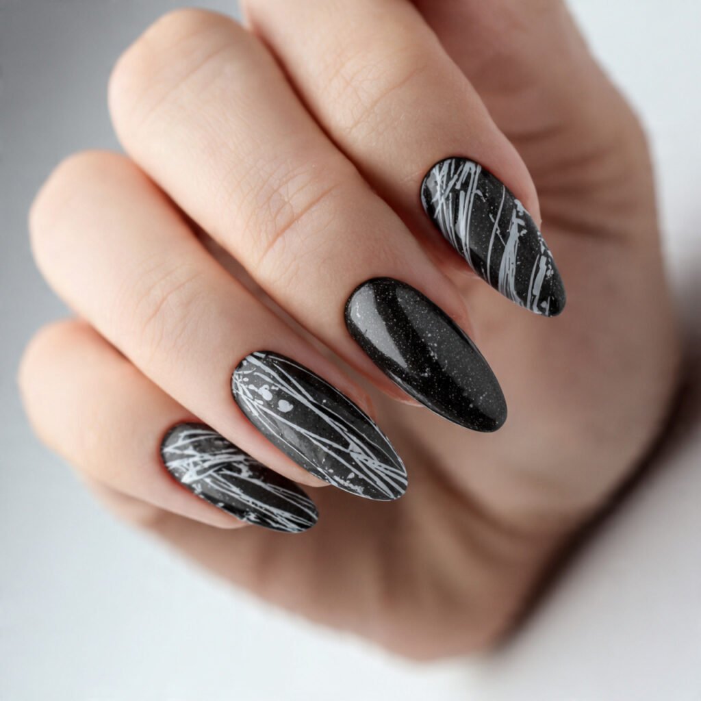 Chalkboard Design Nails Ideas