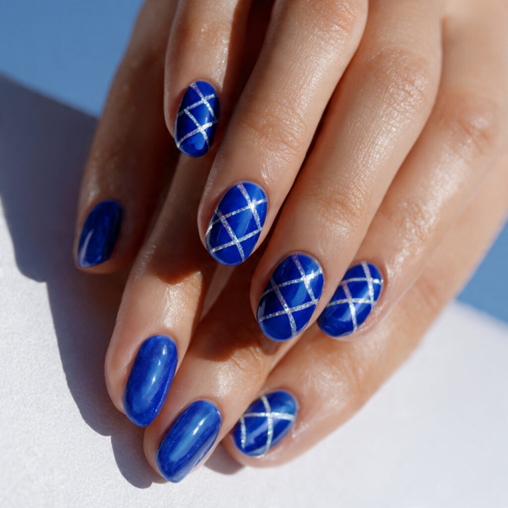 Cobalt Blue Nail Art Ideas