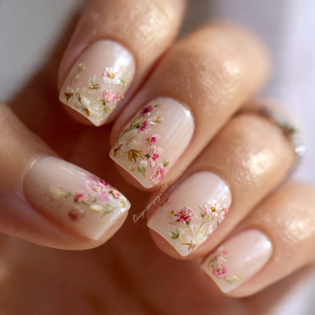 Floral nail ideas