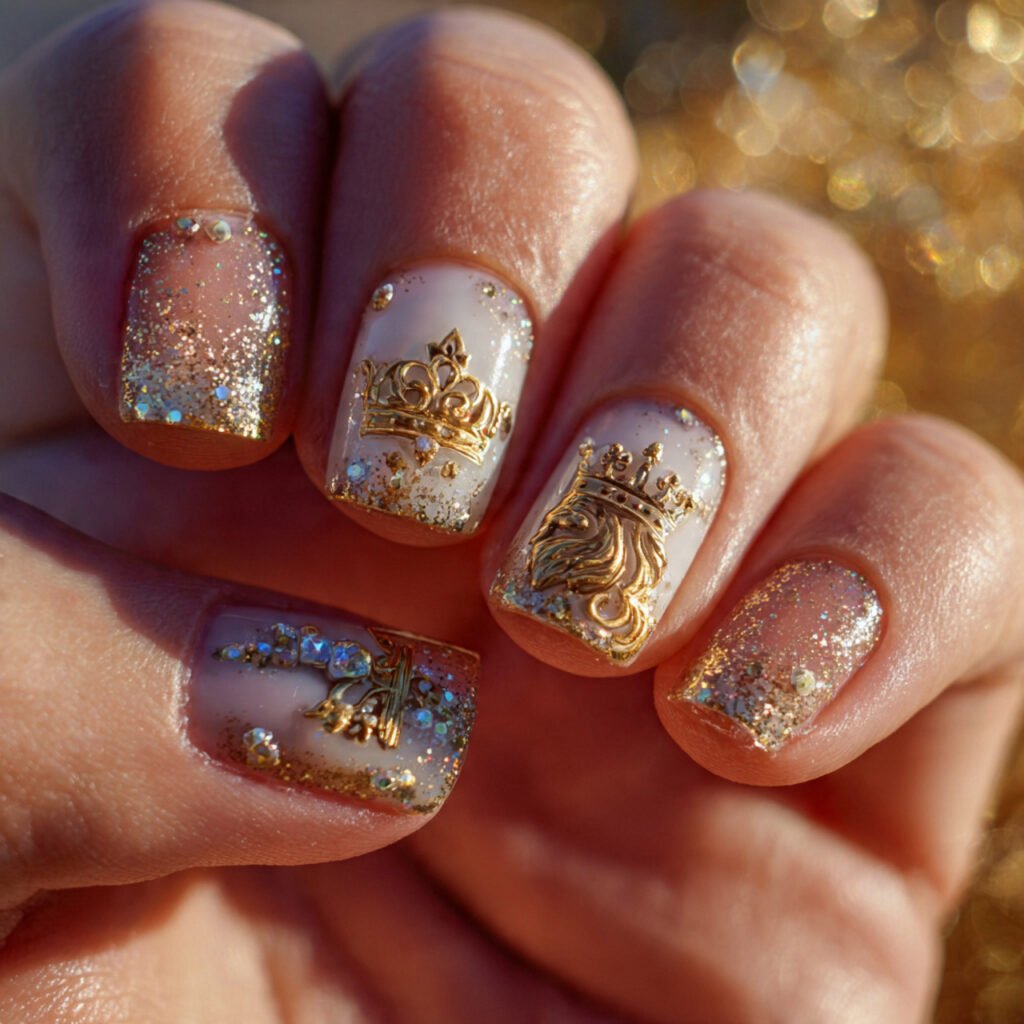 Leo Birthday Nail Ideas