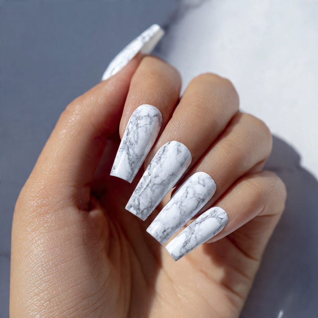 White Marble Stone Texture Patterns