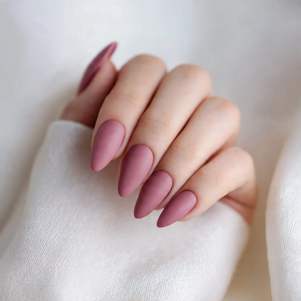 Dusty Rose Summer Nails