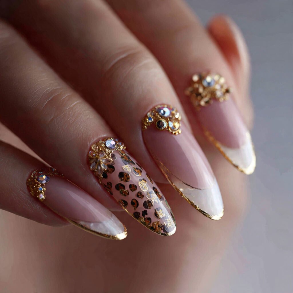 Glamorous Leo Nail Ideas