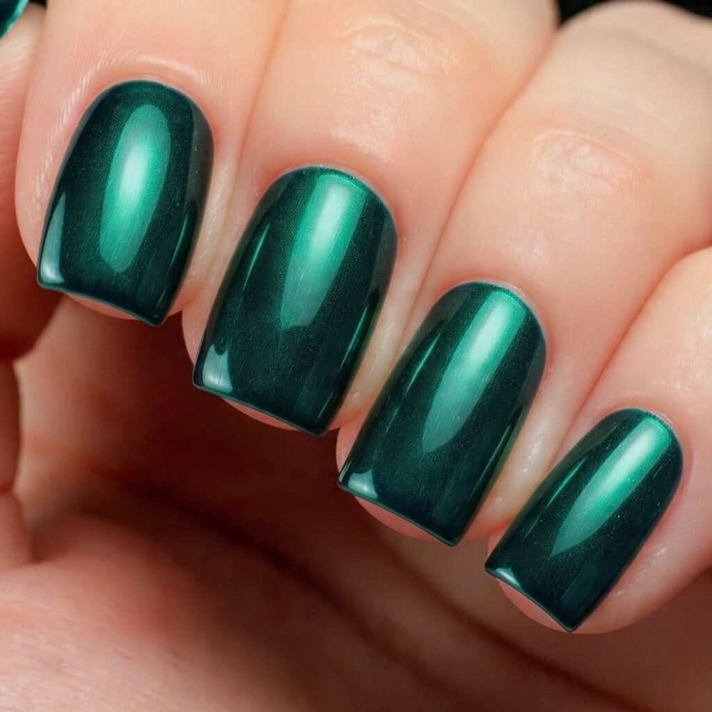 Discover 22 Creative Wow Nail Ideas for Your Next Look 7 Deep Emerald Velvet