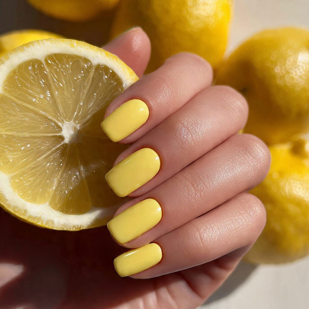 Lemon Drop Nail Ideas
