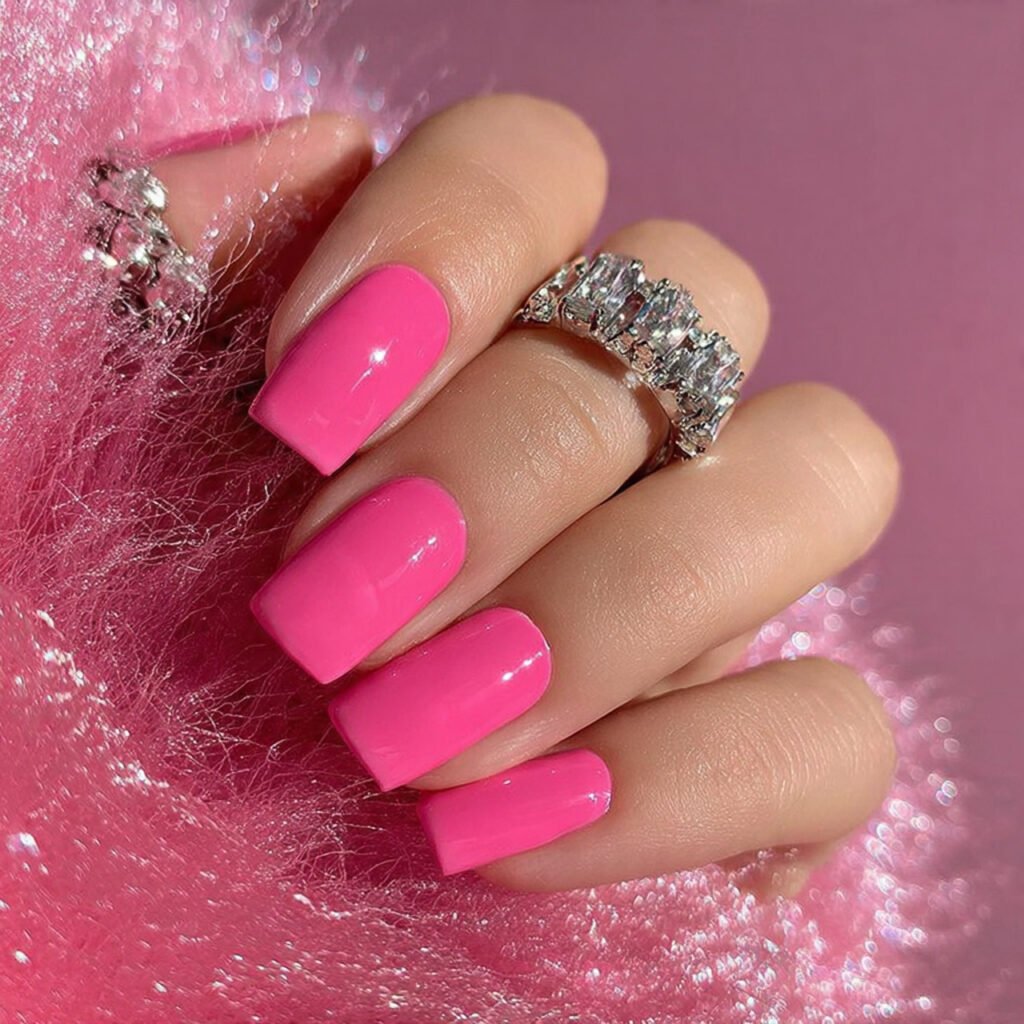 Barbie Pink Nail Designs