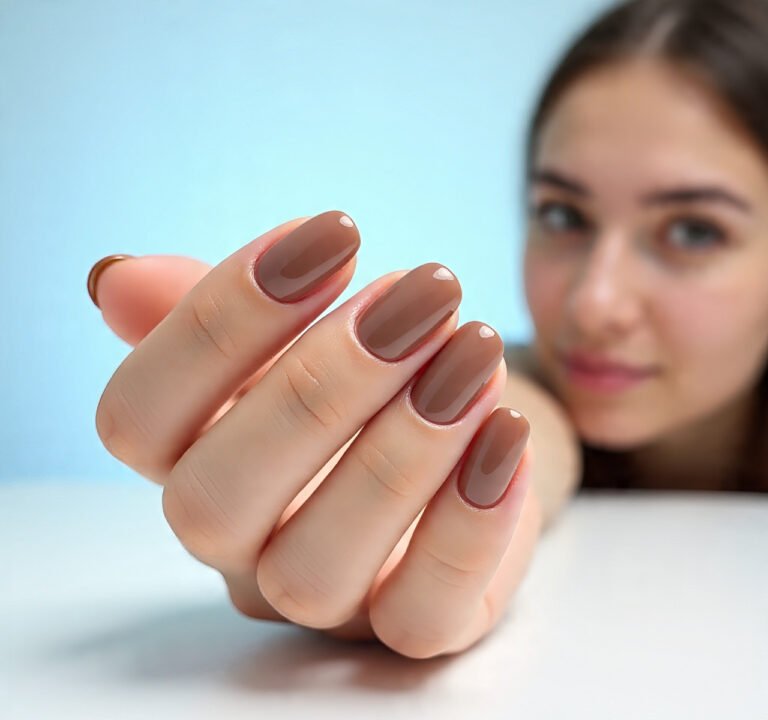 brown nail ideas