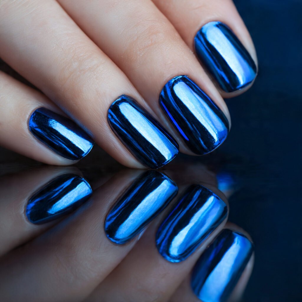 Electric Blue Chrome Metallic