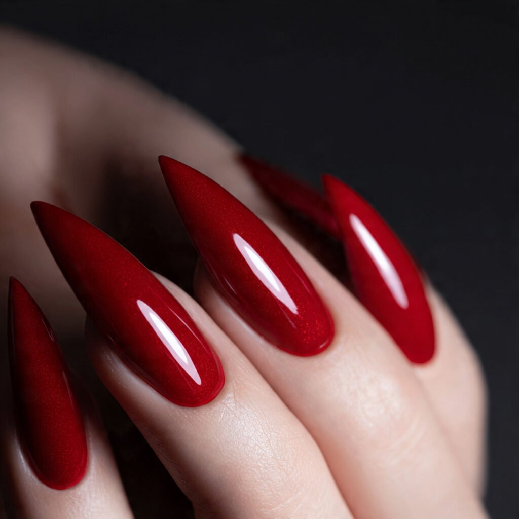 Red Stiletto Nail Ideas