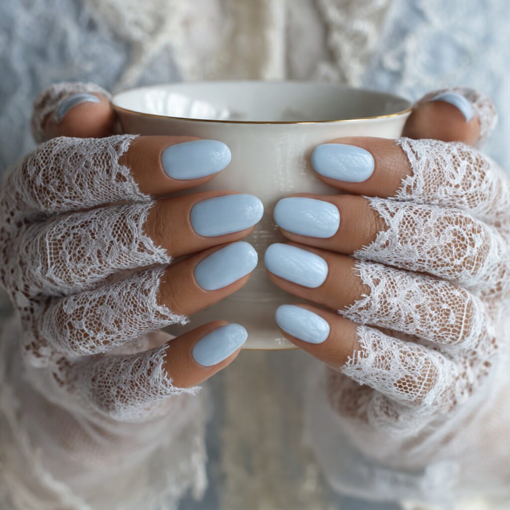 Powder Blue Silk Finish