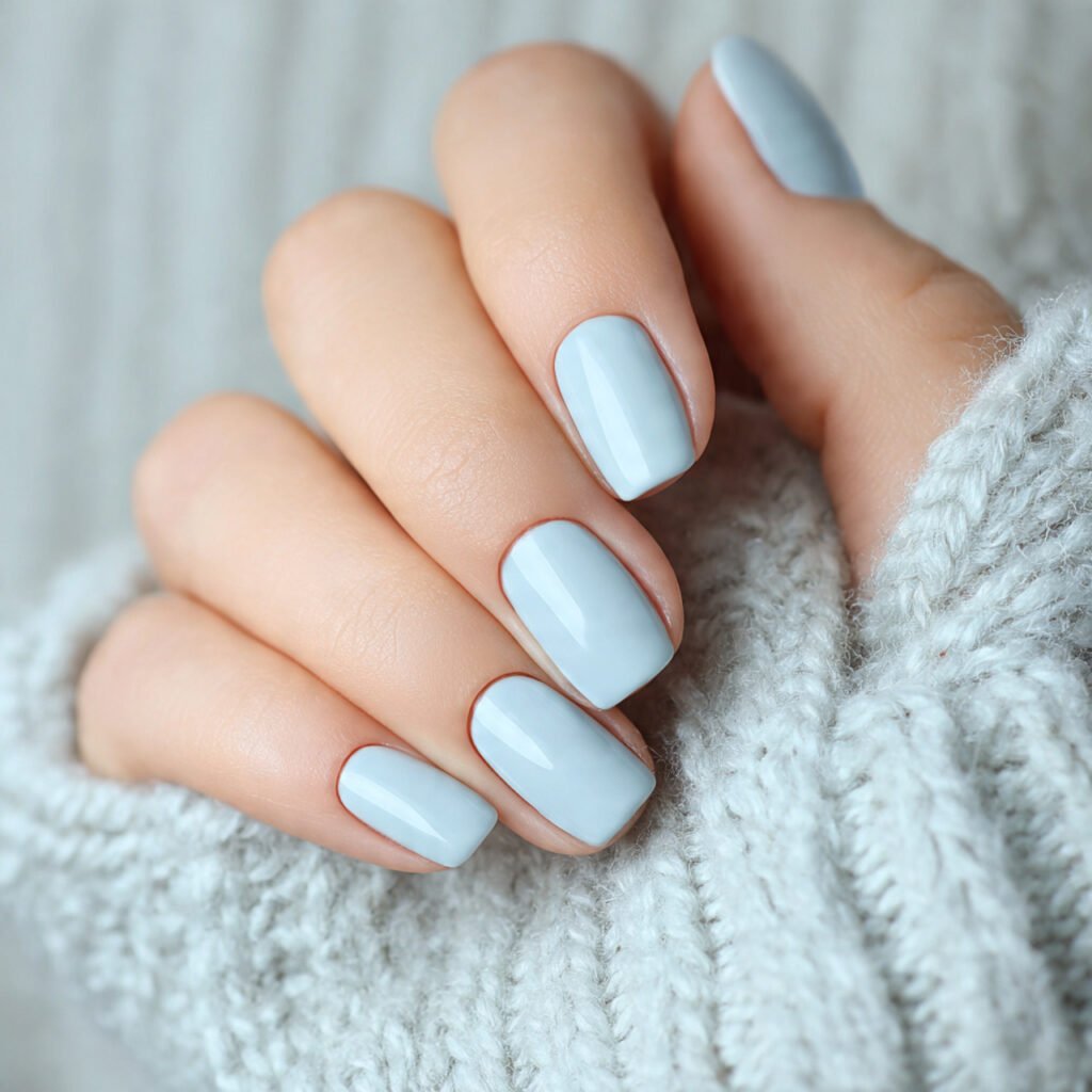 Baby Blue Matte Softness