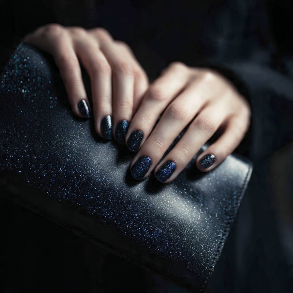 Navy Night Sky Sparkle