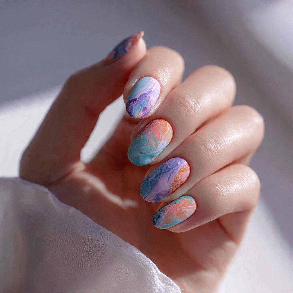 Abstract Pastel Swirls