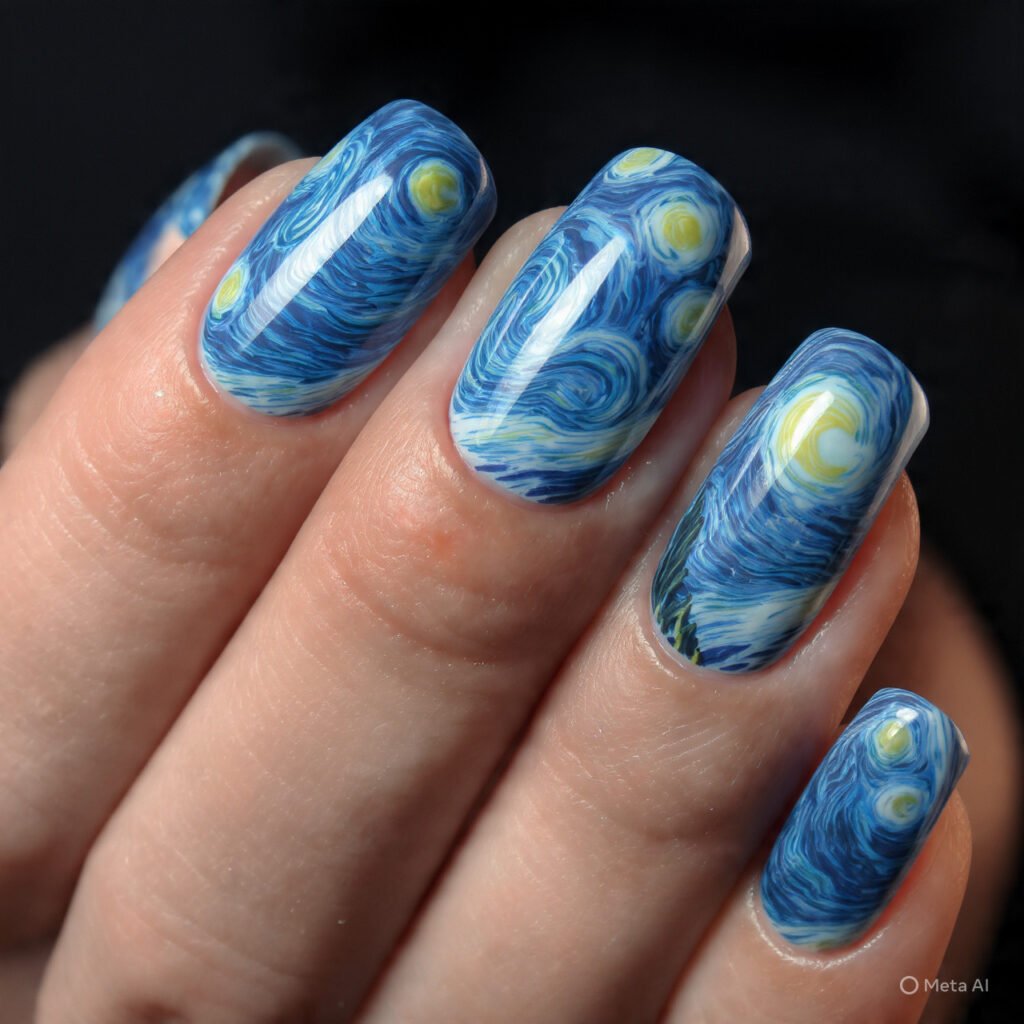 Blue Starry Night Masterpiece