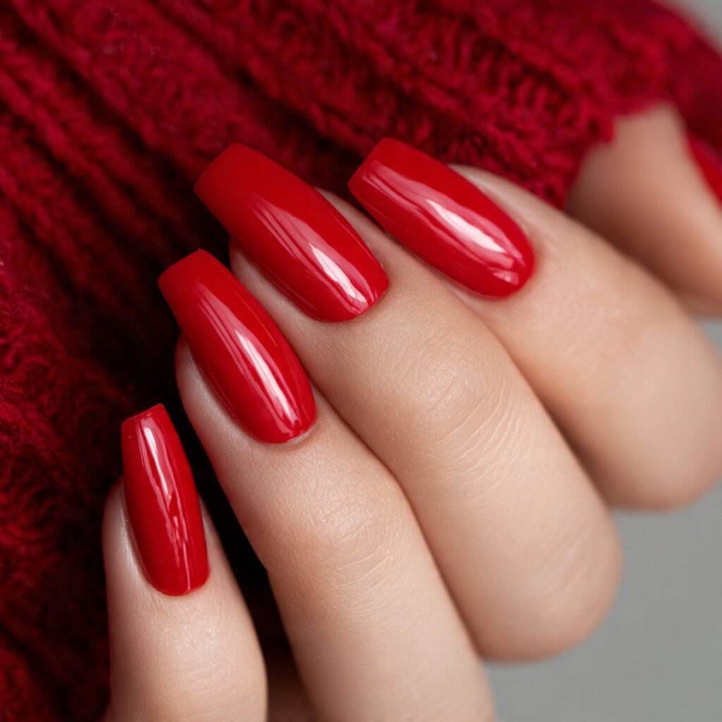 Red Press-On Nail Ideas