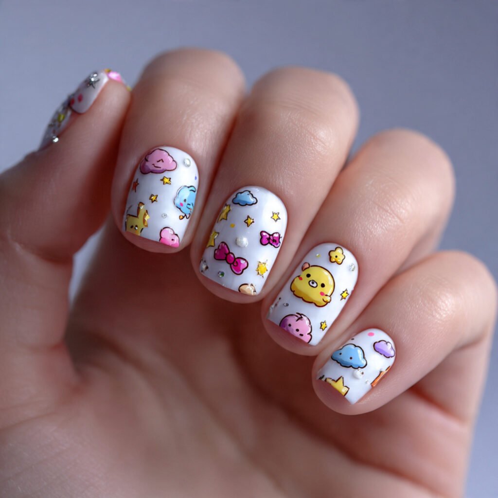 Cute Cartoon Nail Ideas