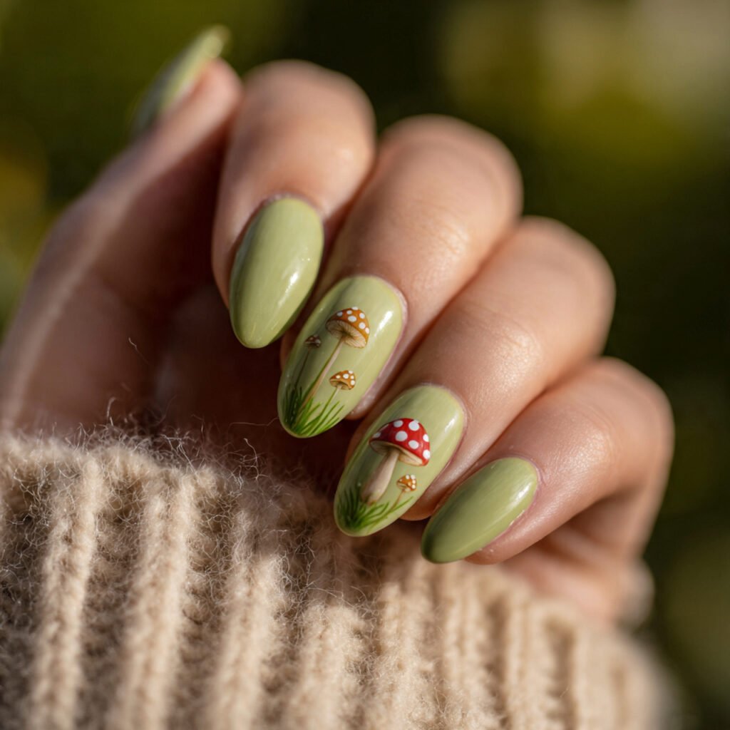 Cute Green Nail Ideas