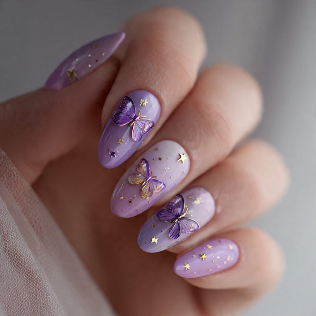 Cute Purple Nail Ideas