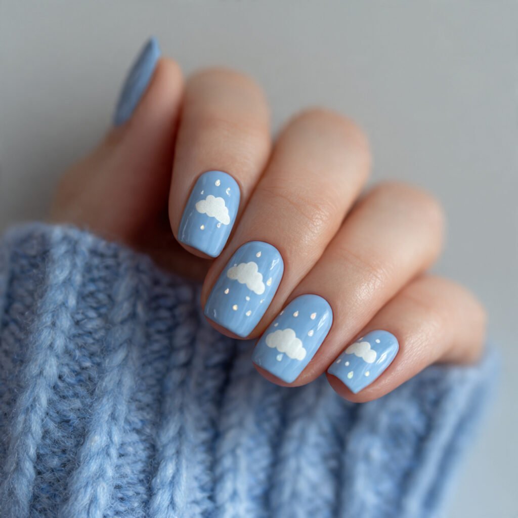 Cute Blue Nail Ideas